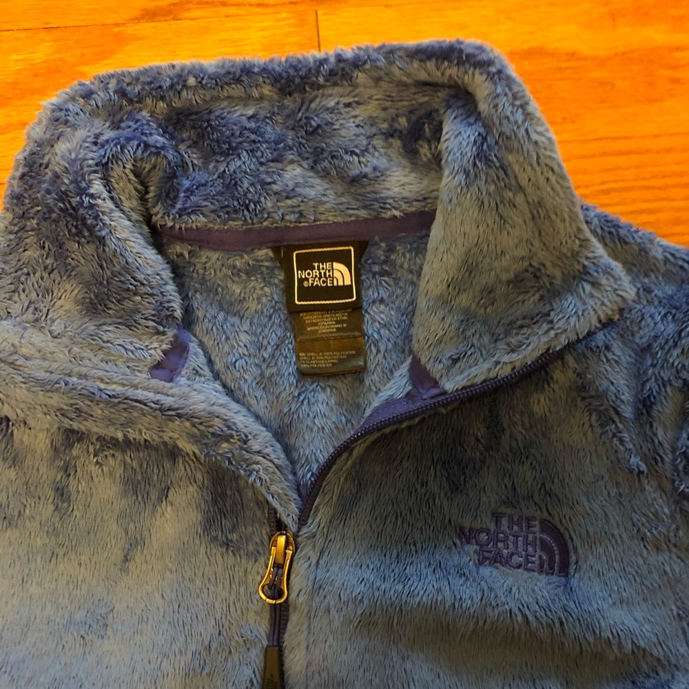 North Face full zip fleece jacket